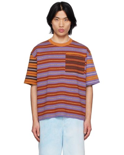 Jacquemus Le Raphiaコレクション マルチカラー La Mailla Sao Tシャツ - レッド