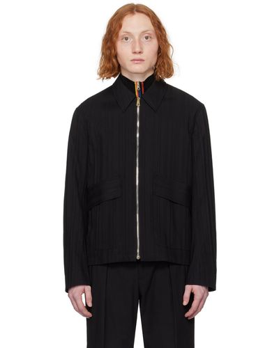 Paul Smith エンボス ジャケット - ブラック