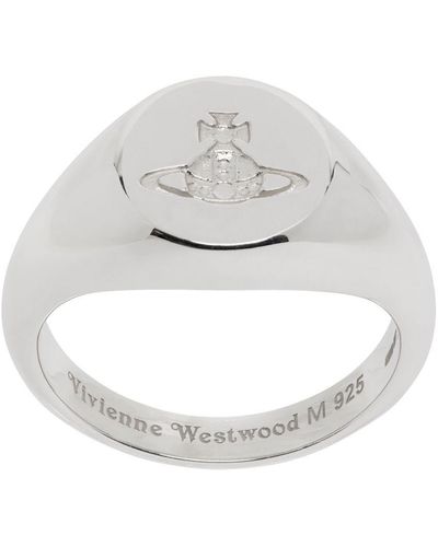 Vivienne Westwood Hilario Grey Metal Men's Bracelet