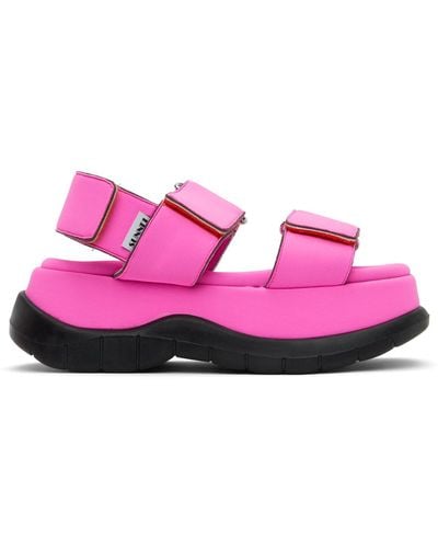 Sunnei Ssense Exclusive Low Platform Sandals - Pink