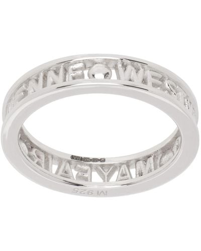Vivienne Westwood Silver Westminster Ring - Metallic