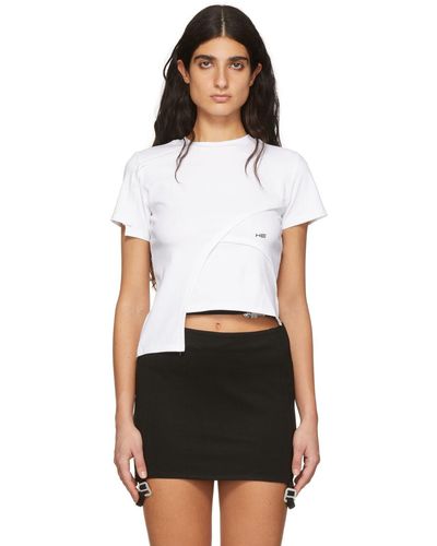 HELIOT EMIL T-shirt en coton - Blanc