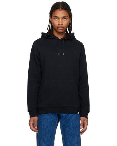 Norse Projects Navy Vagn Hoodie - Black