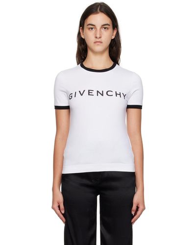 Givenchy T-shirt ajusté blanc