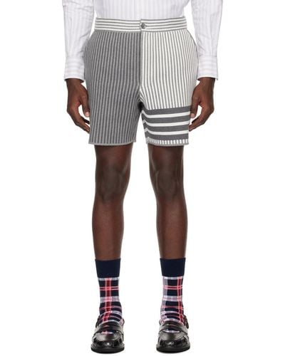 Thom Browne 4-Bar Funmix Shorts - Black