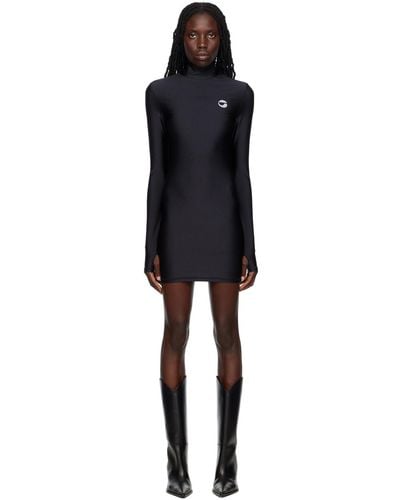 Coperni High Neck Minidress - Black