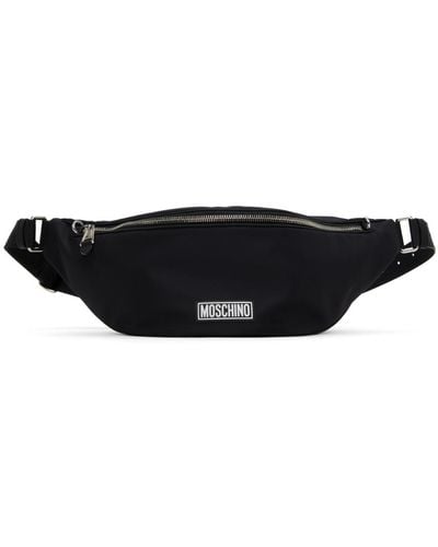 Moschino Lettering Logo Pouch - Black