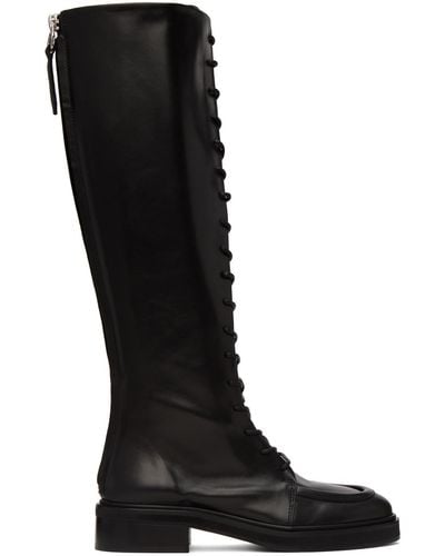 Aeyde Letizia thigh-high boots - Black