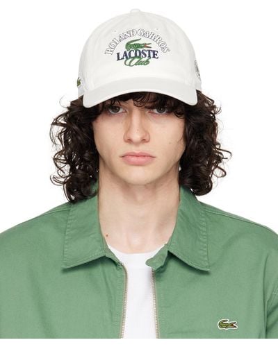 Lacoste Roland Garros Edition Cap - Green