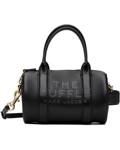 Marc Jacobs 'The Leather Mini' Duffle Bag - Black