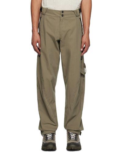 Hyein Seo Taupe Cinch Trousers - Natural
