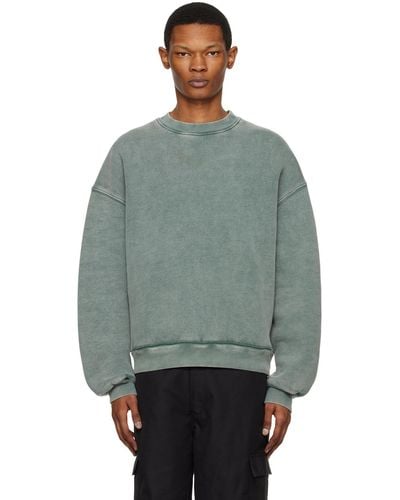Axel Arigato Green Typo Sweatshirt - Grey