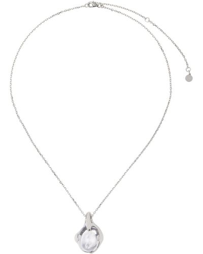 ALAN CROCETTI Clear Mystic Necklace - White