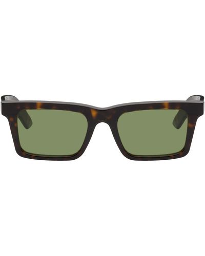 Retrosuperfuture Tortoiseshell 1968 Sunglasses - Green