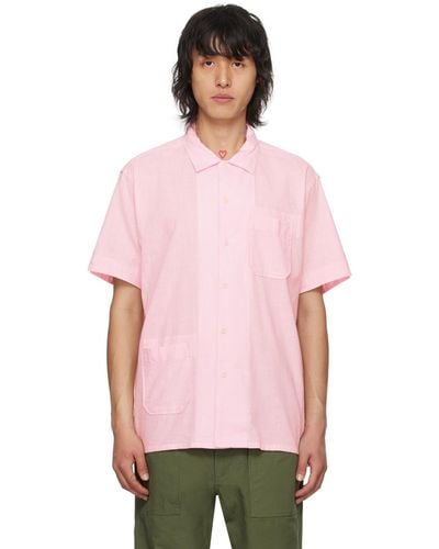 Engineered Garments Enginee Garments Patch Pocket Shirt - Pink