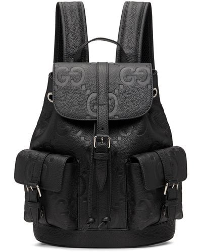 Gucci Black Small Jumbo gg Backpack