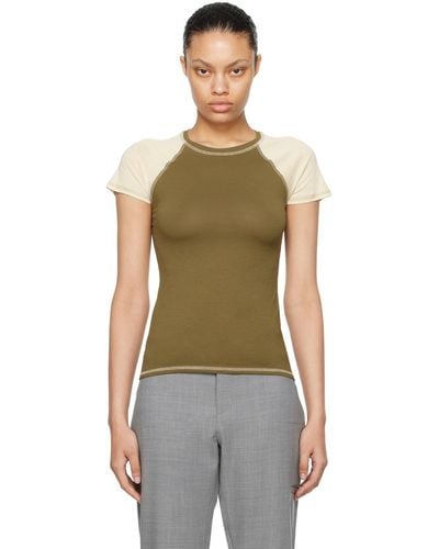 Paloma Wool T-shirt cruiff brun et blanc cassé - Multicolore