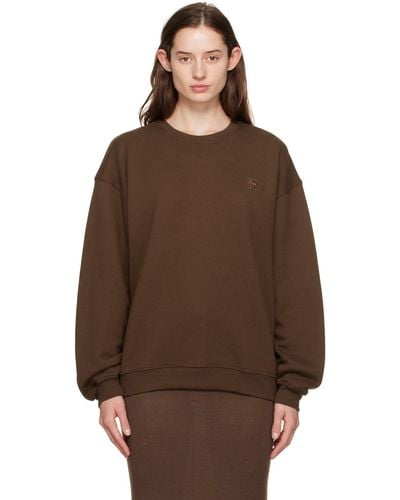 ÉTERNE Éterne Oversized Sweatshirt - Brown