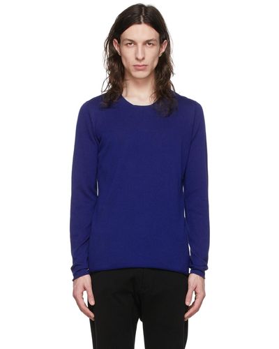 Label Under Construction Cotton Sweater - Blue