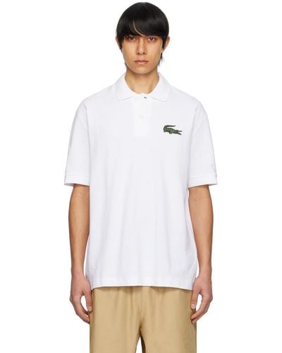 Lacoste ホワイト 80's Croc ポロシャツ