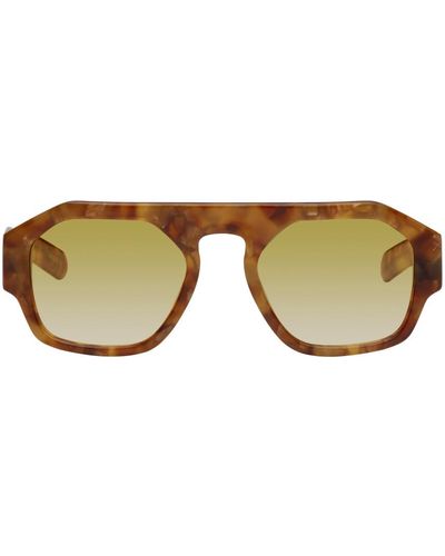FLATLIST EYEWEAR Tortoiseshell Lefty Sunglasses - Black
