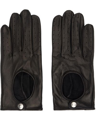 Ernest W. Baker Driving Gloves - Black