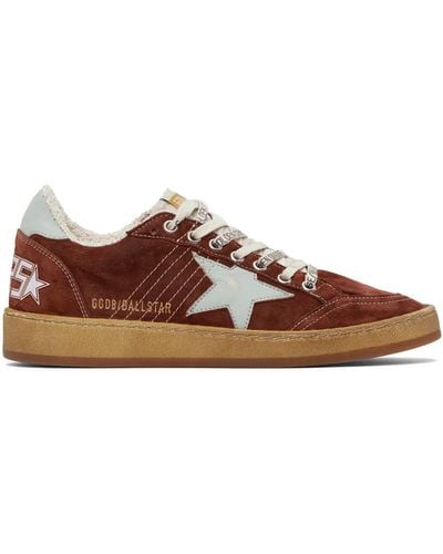 Golden Goose Red Ball Star Trainers - Black