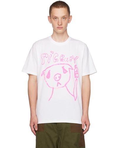 Perks And Mini Pig Baby Edition T-shirt - White