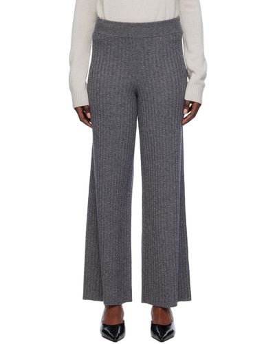 Lisa Yang Pantalon de détente delia gris - Noir