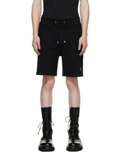Belstaff Patch Sweat Shorts - Black