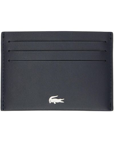 Lacoste Porte-cartes fitzgerald bleu marine - Noir