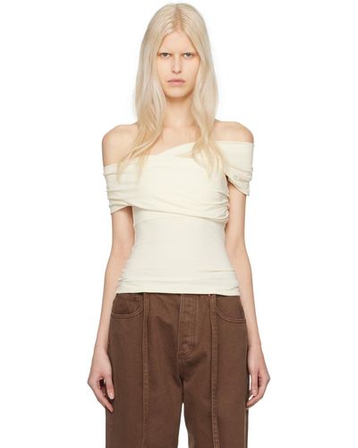 Camilla & Marc Off- Winona T-shirt - Natural