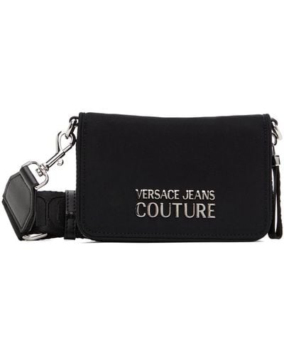 Versace Jeans Couture Sporty ロゴ バッグ - ブラック