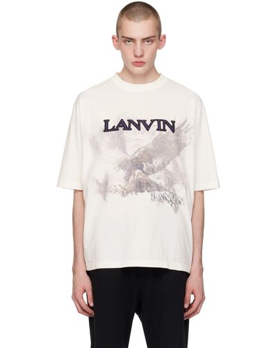 Lanvin T-shirt blanc édition future