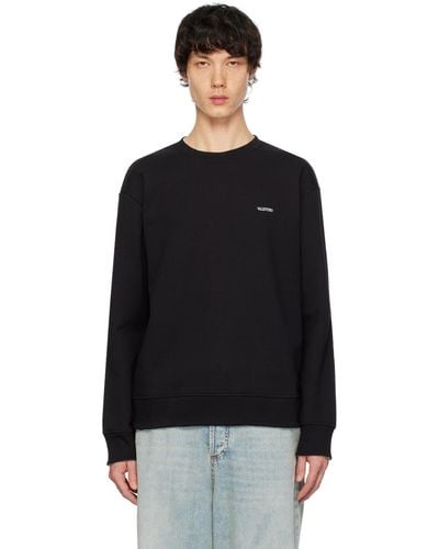 Valentino Printed Sweatshirt - Black