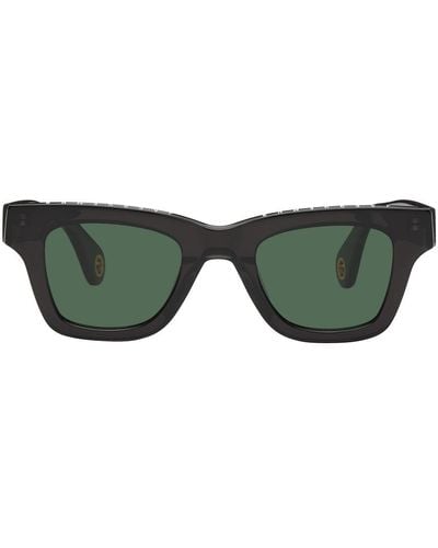 Jacquemus Black Le Papier 'les Lunettes Nocio' Sunglasses - Green