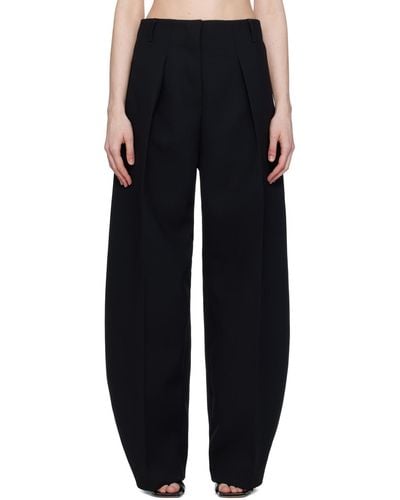 Jacquemus Les Sculpturesコレクション Le Pantalon Ovalo トラウザーズ - ブラック