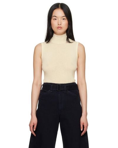 Lemaire Off- Seamless Tank Top - Black