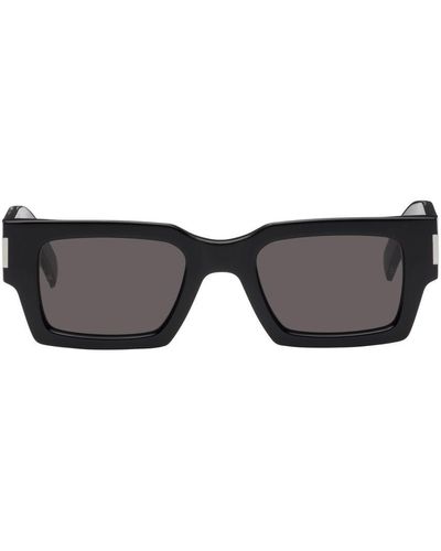 Saint Laurent Men's Naked Wirecore Rectangular Sunglasses