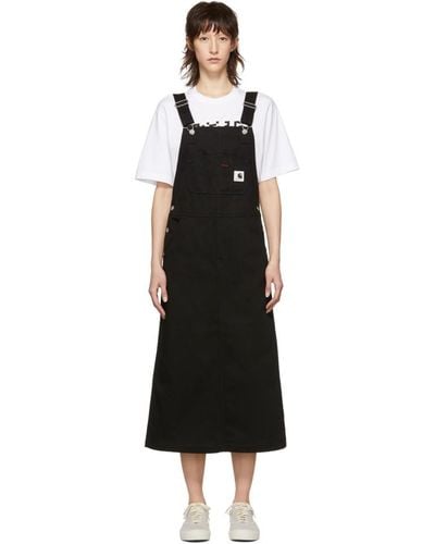 Carhartt Black Bib Long Skirt Dress