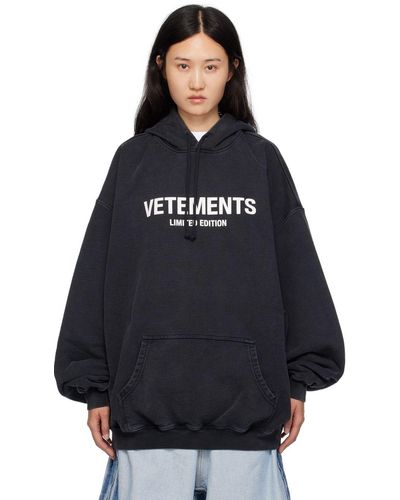 Vetements 'limited Edition' Hoodie - Blue