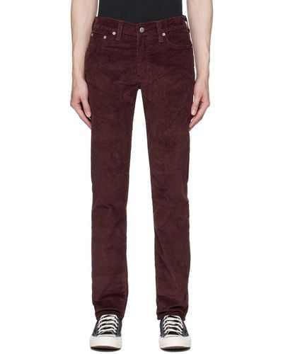 Levi's Pantalon ajusté 511 bourgogne - premium - Rouge