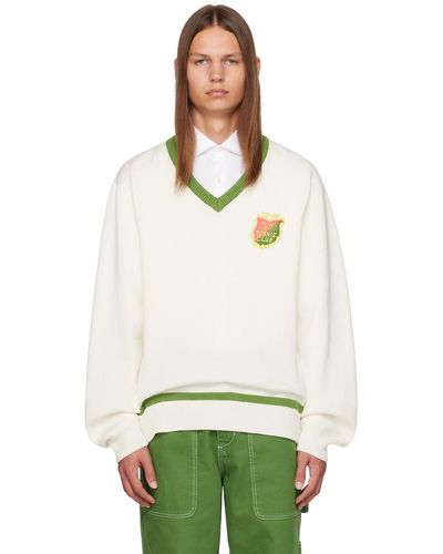 Palmes Ssense Exclusive Off- Pftc Sweater - Green