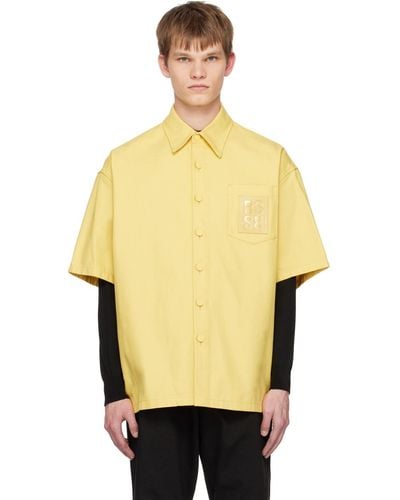 Raf Simons Patch Shirt - Yellow