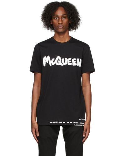Alexander McQueen Black Logo T-shirt