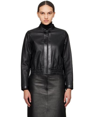 Mackage Noelia Leather Jacket - Black