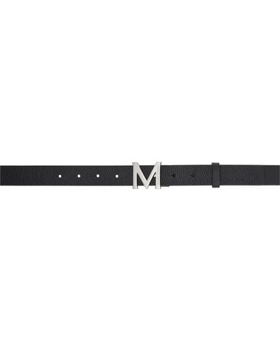 Magda Butrym M Logo Belt - Black