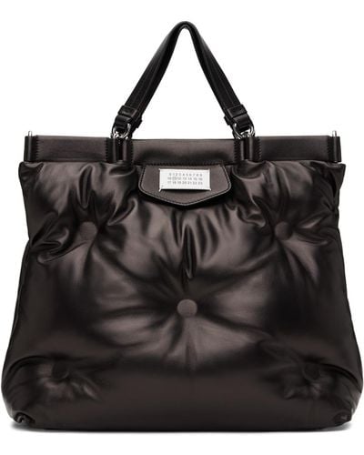 Maison Margiela Petit cabas glam slam noir