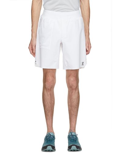 On Shoes 'clubhouse' Lightweight Shorts - White