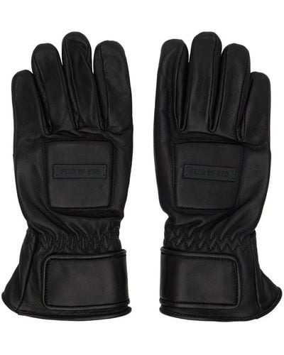 Fear Of God Leather Driver Gloves - Black